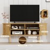 GustoWave Modern TV Console Table, Entertainment Center with Storage &  Sliding Door for Living Room, Bedroom, Office - 4 of 4