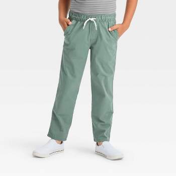 Boys' Stretch Relaxed Fit Tapered Woven Pull-On Pants - Cat & Jack™