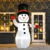 SEVOBAL Inflatable Holiday Decorations Inflatable Christmas Decoration Christmas Decorations Blow UpOutdooor Decoration, White, 66"*30"*96" - 4 of 4