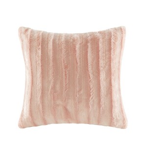 Gracie Mills Wilfred Faux Fur Square Pillow - 1 of 2
