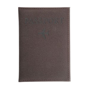 Unique Bargains Letter Airplane Pattern Passport Holder 1 Pc - 1 of 4