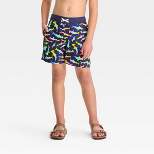 Boys' Sharks Printed Swim Shorts - Cat & Jack™ Blue