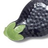 Eggplant Novelty Ceramic Spoon Rest - Bullseye's Playground™ - 3 of 3