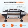 VEVOR Door Hinge Jig, Aluminum Alloy Woodworking Hole Opener, Slotting Locator, Flexible Wooden Door Hinge Hole Guide, Hinge Template Jig, Black - 4 of 4