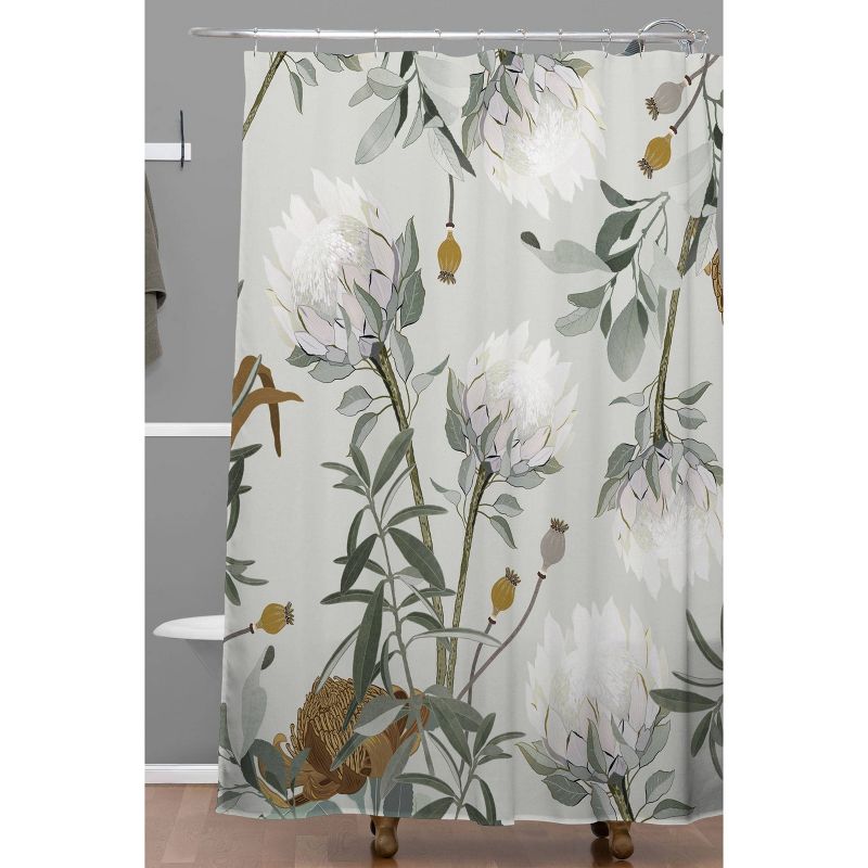 Iveta Abolina Helaine Shower Curtain Gray - Deny Designs, 3 of 5