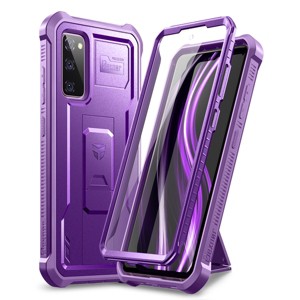 Dexnor for Samsung S20 Case, [Built in Screen Protector and Kickstand] Heavy Duty Military Grade Protection Shockproof Protective Cover - 1 of 3