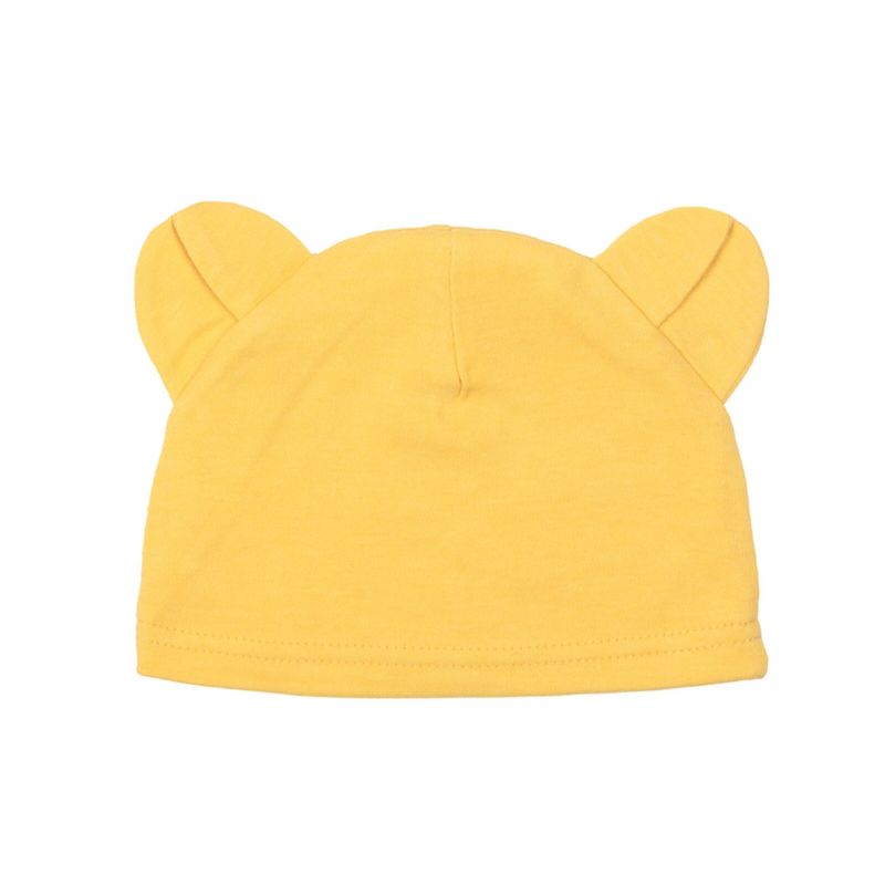 Disney Winnie the Pooh Baby Bodysuit Pants Bib and Hat 4 Piece Outfit Set Newborn to Infant, 4 of 8