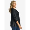 Jessica London Women's Plus Size Stretch Pleated Tunic - 4 of 4