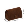Unique Bargains Velvet Cloth Buckle Closure Portable Jewelry Holder for Rings Earrings - 2 of 4