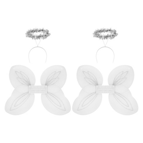 Darware Angel Wings and Halo Sets; Dress up Costumes for Christmas Pageants, Halloween, and More - image 1 of 4