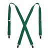 CTM Women's Elastic Clip-End 1 Inch Basic Suspenders - 3 of 4