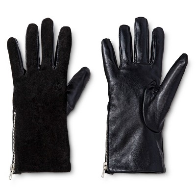 Women's Leather Tech Touch Gloves 