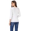 Women's Lightweight Crewneck Cardigan Sweater - 3 of 4