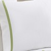 Hotel Concepts 500 Thread Count Deep Pocket Tonal Cotton Sateen Sheet - 4 Piece Set - White/Celadon - image 3 of 3