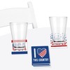 Big Dot of Happiness Stars & Stripes - Memorial Day, 4th of July and Labor Day USA Patriotic Party Decorations - Drink Coasters - Set of 6 - 3 of 4