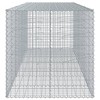 vidaXL Gabion Basket Silver Galvanized iron 78.7x39.4x39.4 in - 4 of 4