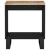 vidaXL Coffee Table Storage Sofa Side Table for Home Living Room Solid Wood - Light Wood - 3 of 4