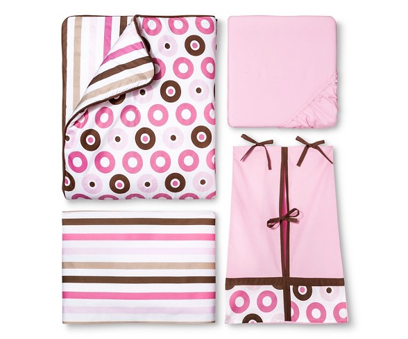 Bacati Dots & Stripes Baby Bedding Collection