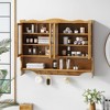 Retro Wall Mounted Cabinet Medicine Cabinet Bathroom Storage Cabinet - ModernLuxe - 2 of 4