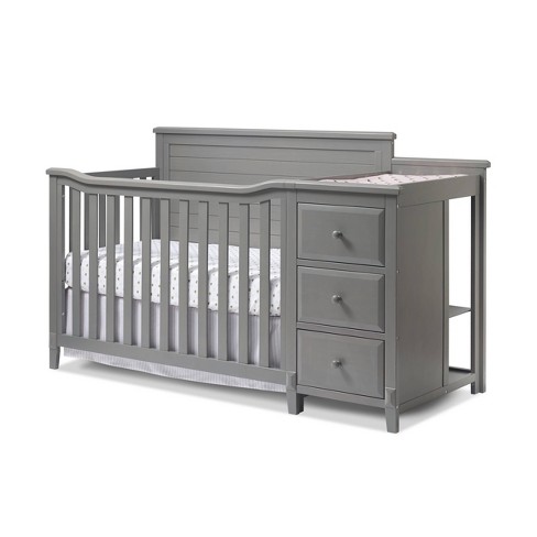 Distressed hotsell grey crib