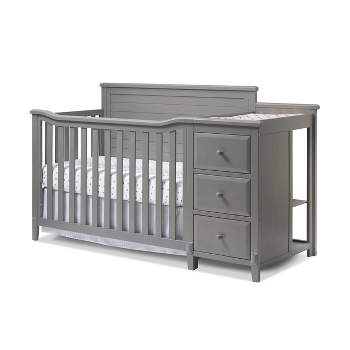 Sorelle Berkley Crib and Changer Panel Crib - Weathered Gray