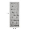 Vynxaria 27"x74" Ivory Poly Chenille Lounge Floor Pillow Cushion - Comfort on the Go - 3 of 4