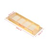 Unique Bargains Aluminum Rectangle Mesh with Mounting Screw Cabinet Air Vent Cover - 2 of 4