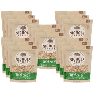 Nichols Farms Roasted With Sea Salt Pistachios - Case of 15/16 oz - 1 of 4
