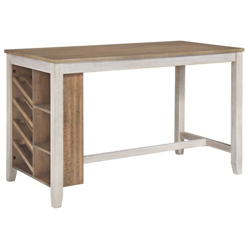 Skempton Counter Height Dining Table Distressed Brown Signature Design By Ashley Target