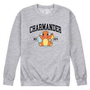 Men's - Pokémon - Charmander Collegiate Graphic Fleece Sweatshirt - 1 of 4