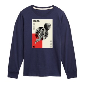 Boys' - MTV - Explore With Us Long Sleeve Graphic T-Shirt - 1 of 3