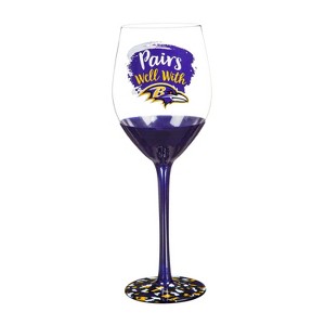 Evergreen Baltimore Ravens, 17oz Boxed Stemware - 1 of 4