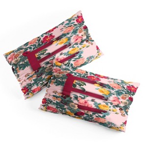 Deny Designs King Burcu Korkmazyurek Summer Botanical Monogram Pillow Shams - 1 of 3