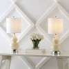 (Set of 2) 22" Cora Classic Vintage Glass LED Table Lamp with USB Charging Port (Includes LED Light Bulb) - JONATHAN Y - 2 of 4