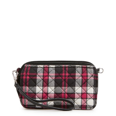 Vera Bradley Triple Compartment Crossbody Bag in Orchard Plaid