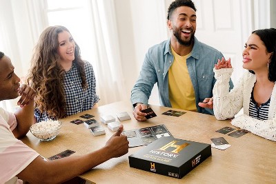 HISTORY Channel Trivia Game - 2000  General Knowledge Questions - Christmas Stocking Stuffers Gift for Adults, Family in The Pursuit of Trivial