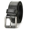 Wrangler Men's 38mm Pebble Leather Belt - Roller Buckle Casual Belt for Jeans & Everyday Wear, Tonal Stitched Design - 3 of 4