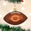 Old World Christmas Blown Glass Ornament for Christmas Tree, Chicago Bears Football - 2 of 4