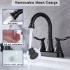 Bathroom Vanity Sink Faucets with 2-Handle Design, Pop-up Drain, and Supply Hoses, Classic Finish - 2 of 4