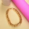 SOHI Women's Gold Link Chain Necklace - 4 of 4