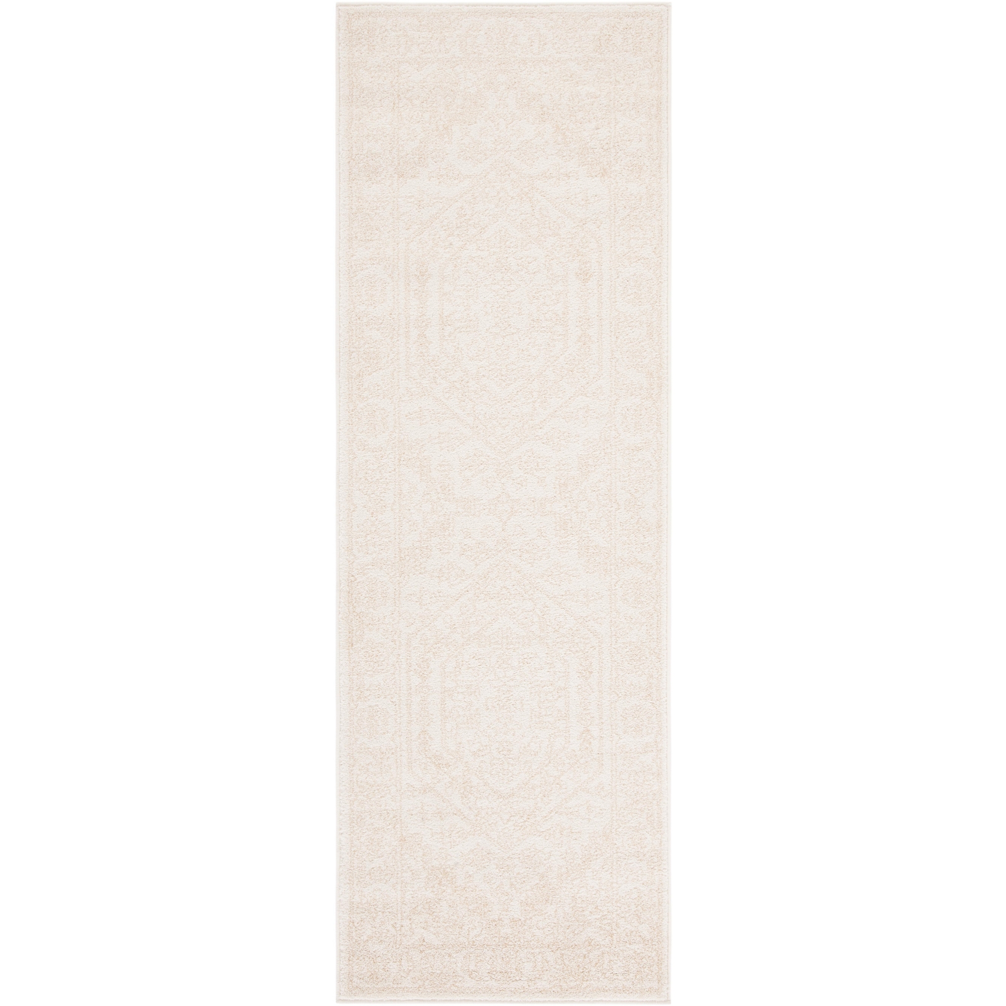 Adirondack ADR108 Non-Shedding Power Loomed Indoor Runner Rug - Ivory/Beige - 2'6"x6' - Safavieh