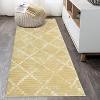 Acekool Geometric  Rug - Machine Washable Non-Slip Indoor Carpet for Living Room, Bedroom, Nursery - 2 of 4