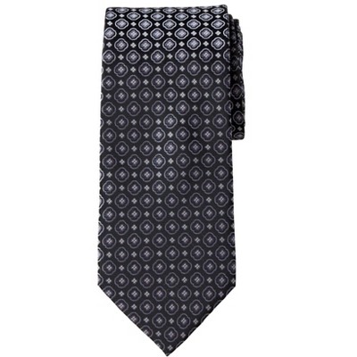 KingSize Men's KS Signature Collection Extra Long Classic Geo Tie