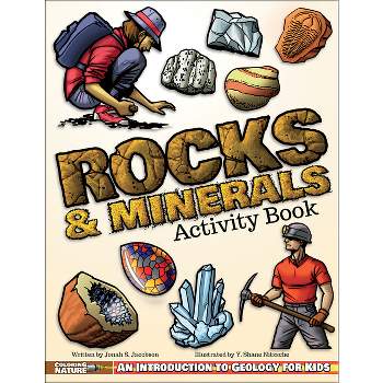 Rocks & Minerals Activity Book - (Coloring Nature) by  Jonah S Jacobson (Paperback)