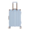 Vynxaria 3-Piece Luggage Set (20/24/28) Stylish PC+Aluminum Frame Password Lock Lightweight Impact Resistant for Travel - 4 of 4