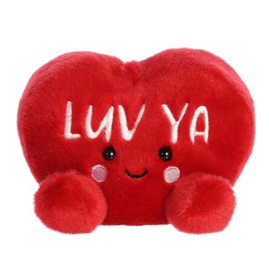 Aurora Mini Luv Ya Candy Heart Palm Pals Adorable Stuffed Animal Red 5" - 1 of 4