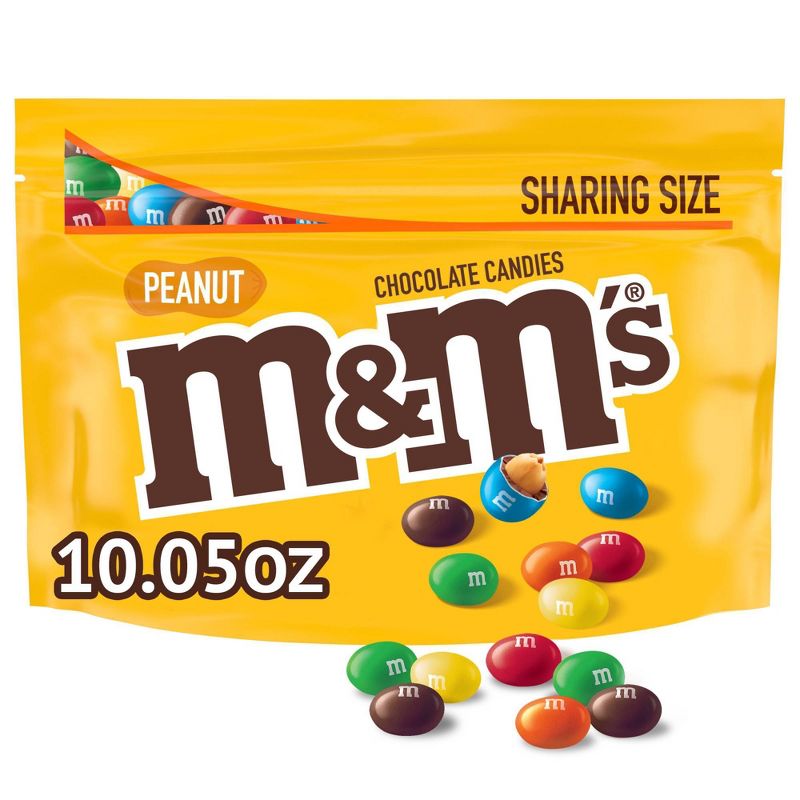 M&#38;M&#39;s Peanut Chocolate Candy - Sharing Size - 10.05oz, 1 of 10