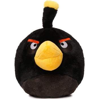 Mighty Mojo Angry Birds Bomb Black Bird Plush Doll 8"