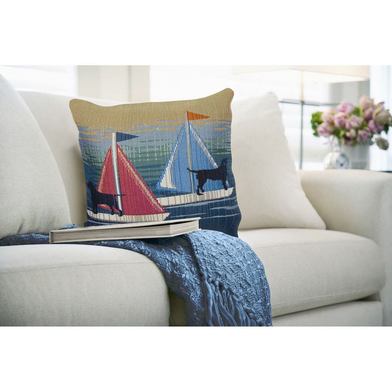 Liora Manne Marina Coastal Indoor/Outdoor Pillow, 4 of 7