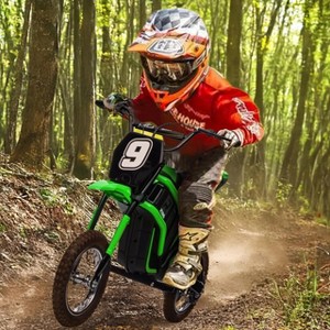 Kids Dirt Bike Electric, 350W Electric Motorcycle-Up to 14.29MPH, 2-Speed Modes Motorcycle for Kids Ages 3-10 - 1 of 4